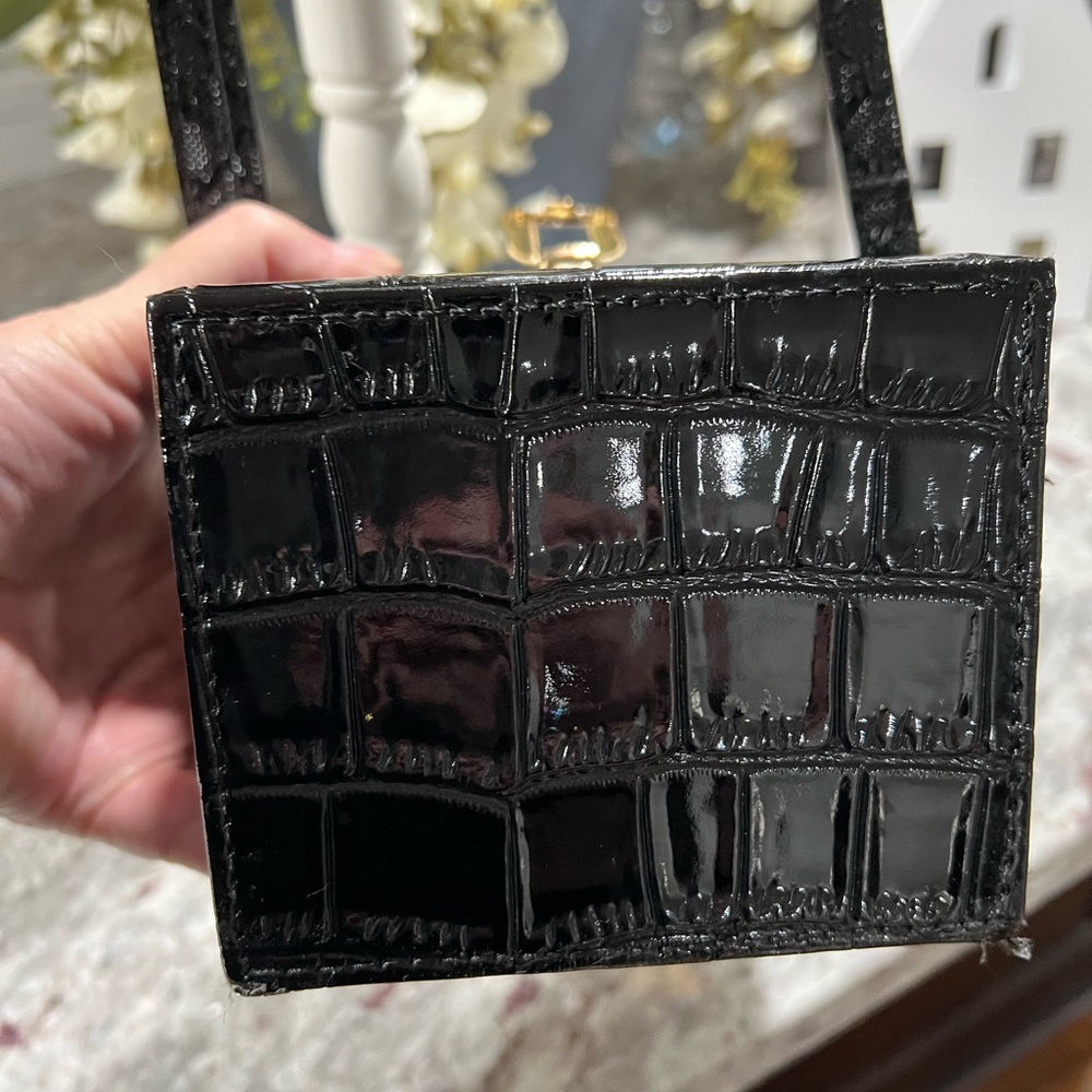 Croc style Make up case/ shoulder bag - Picture 5 of 8